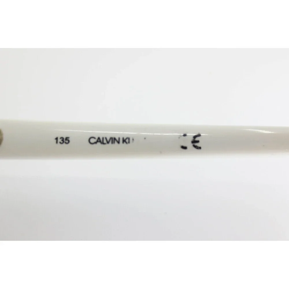Calvin Klein CK18515 002 Black White Rectangular Eyeglass Frames 53-15-135